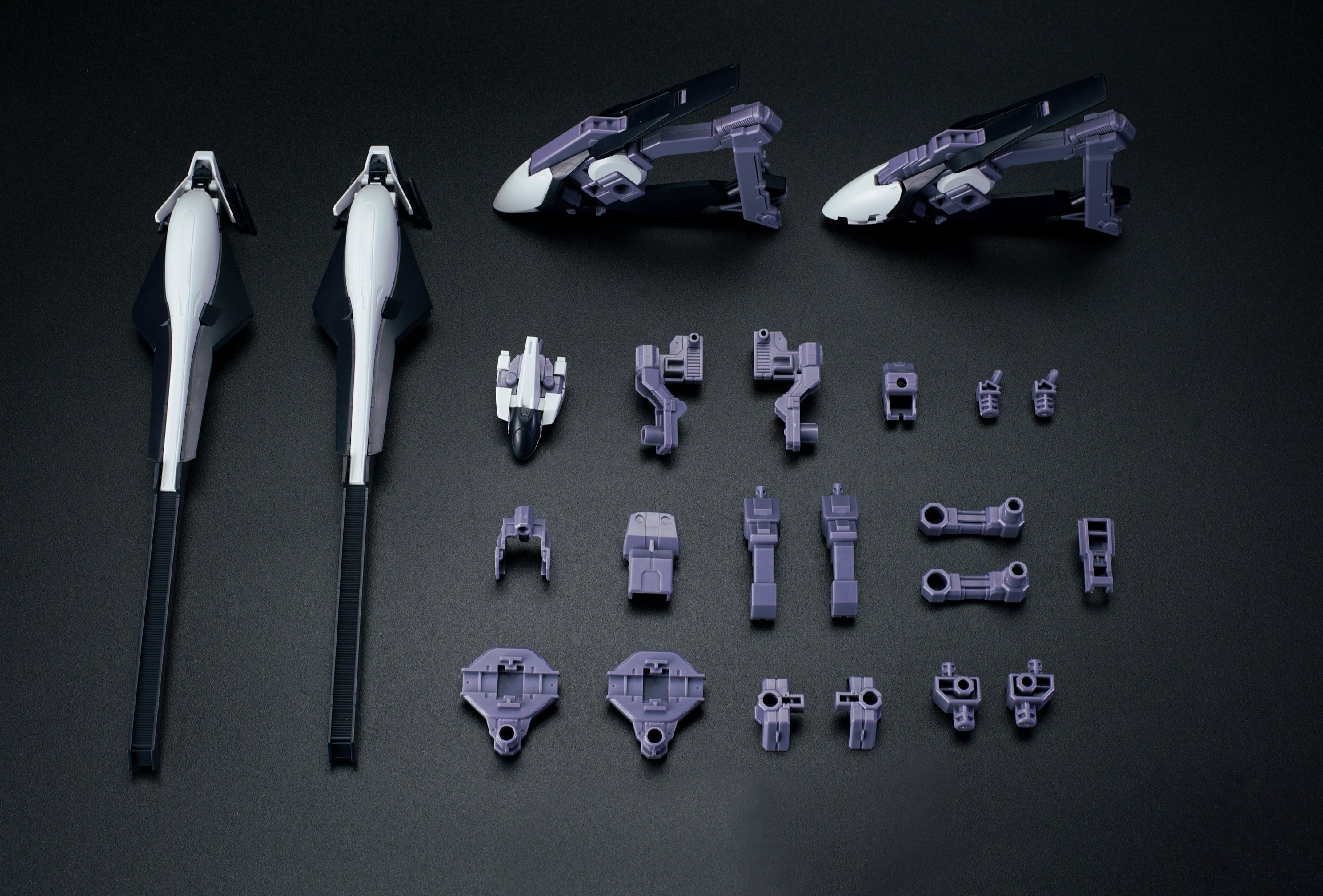 Effect Wings Advance of Zeta 1/144 AOZ001 G-Parts Hrududu II Upgrade Kit  for Gundam FF-X29A (Black)