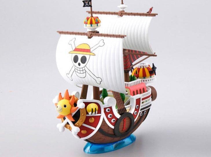 Bandai Original ONE PIECE Anime Model GRAND SHIP COLLECTION GOING MERRY  Action Figure Assembly Model Toys Gifts for Children