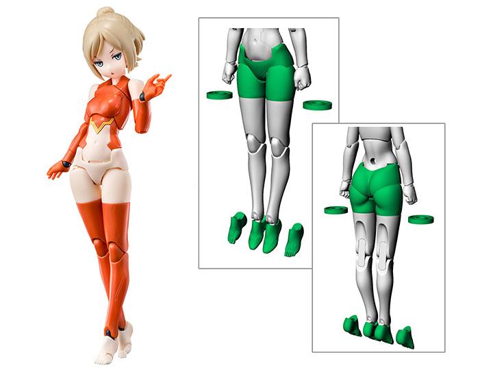 Megami Device M.S.G. 02 Bottom Set Skin Color C Model Kit – USA