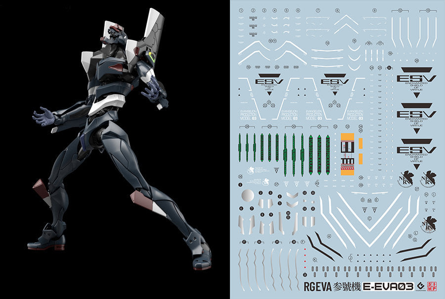 Rebuild of Evangelion RG EVA Unit-03 (ESV Shield Set) Model Kit