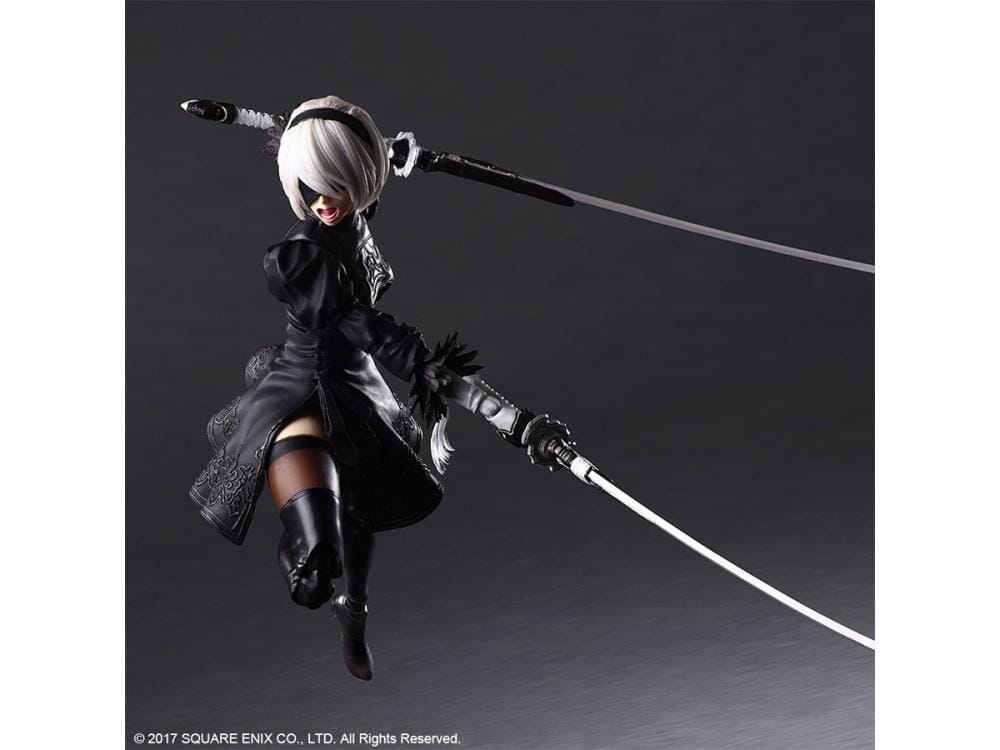 NieR Automata Play Arts Kai 2B (YoRHa No. 2 Type B) Deluxe Version ...