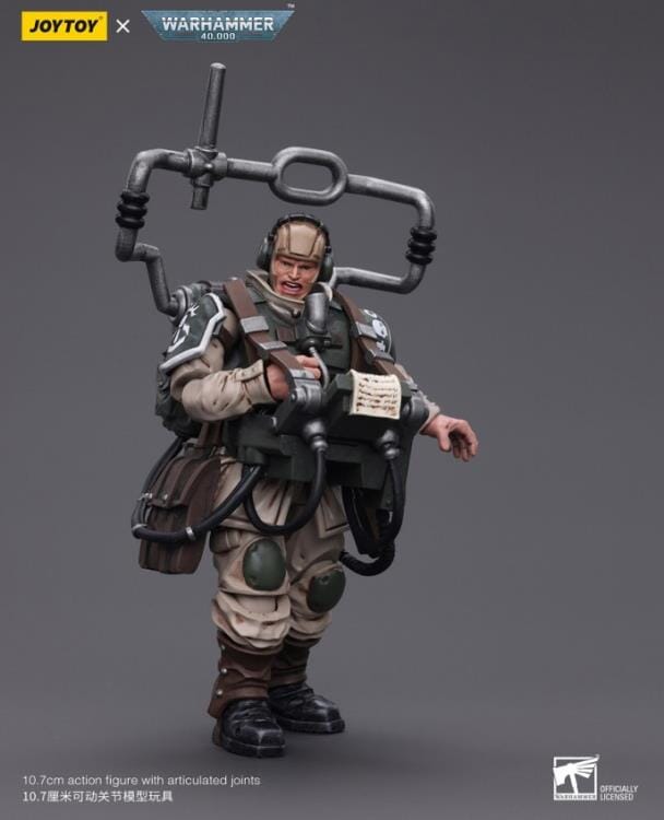 Warhammer 40K Astra Militarum Tempestus Scions Command Squad 55th Kappic Eagles Medic 1/18 Scale Figure