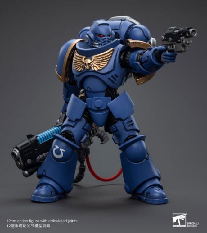 Warhammer 40K Ultramarines Hellblasters Brother Torsus 1/18 Scale Figu ...