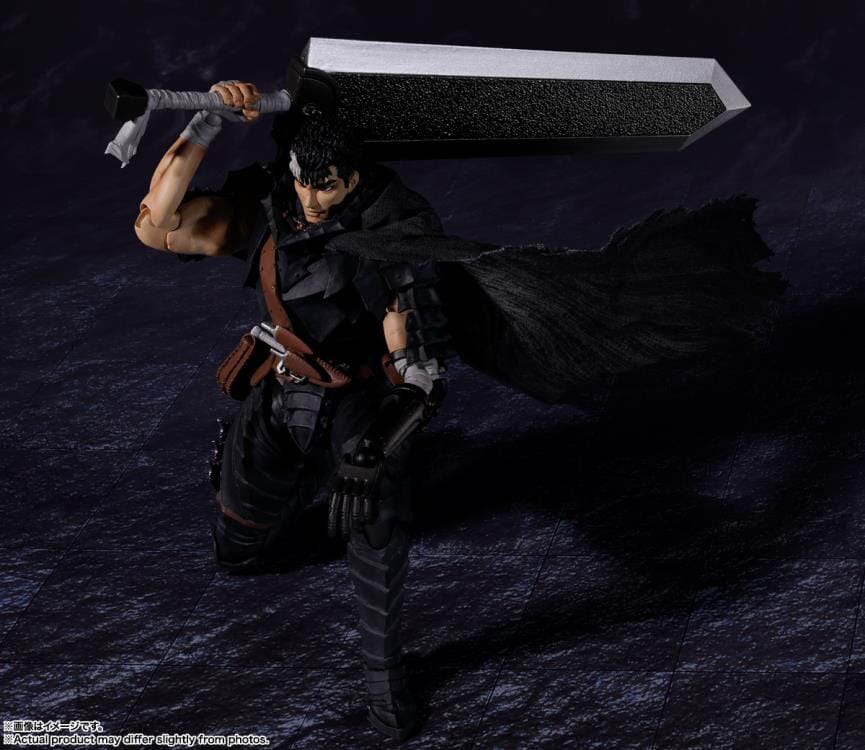 Berserk Golden Age Arc RAH Guts Black Swordsman Action Figure