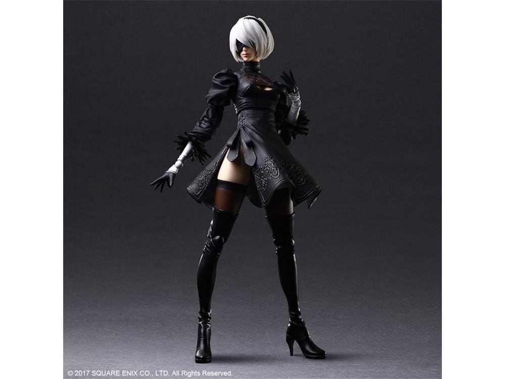 NieR Automata Play Arts Kai 2B (YoRHa No. 2 Type B) Deluxe Version ...