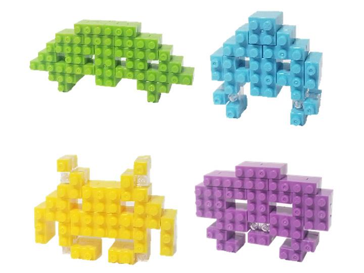 Space Invaders Nanoblock Character Collection Series Invaders Set – USA ...