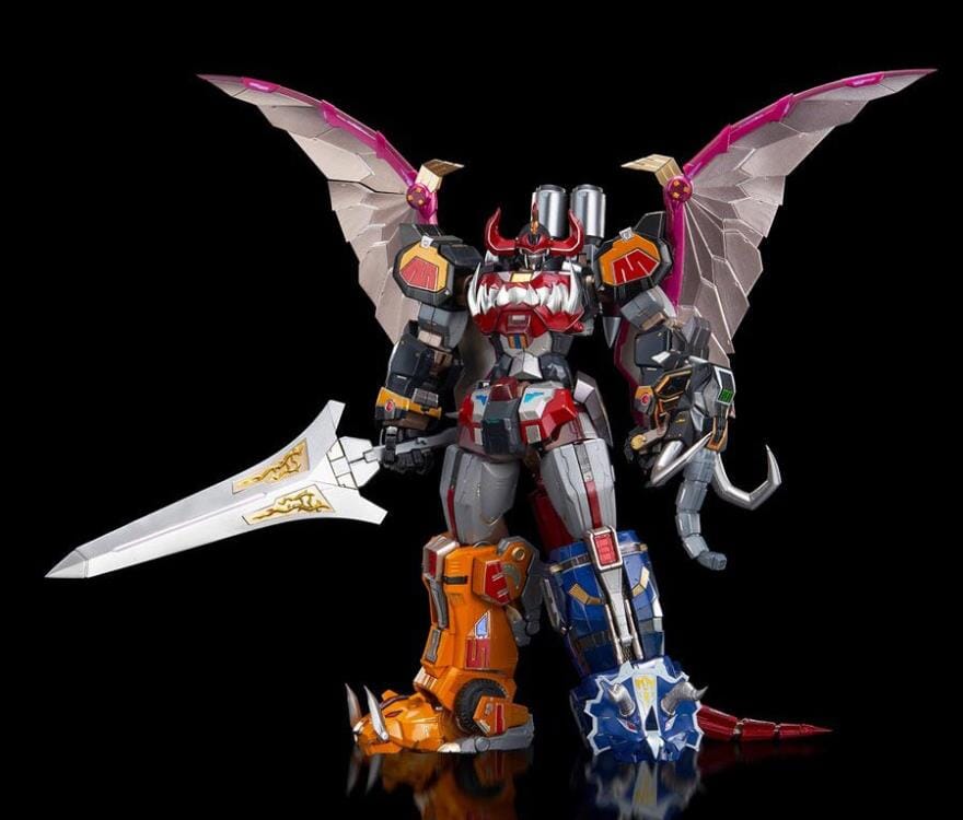 Mighty Morphin Power Rangers Go! Kara Kuri Combine Dino Megazord