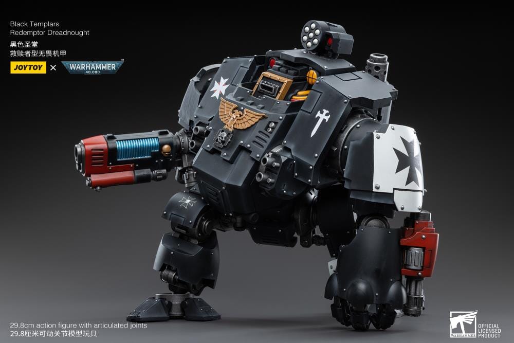 Warhammer 40K Black Templars Redemptor Dreadnought 1/18 Scale Figure ...