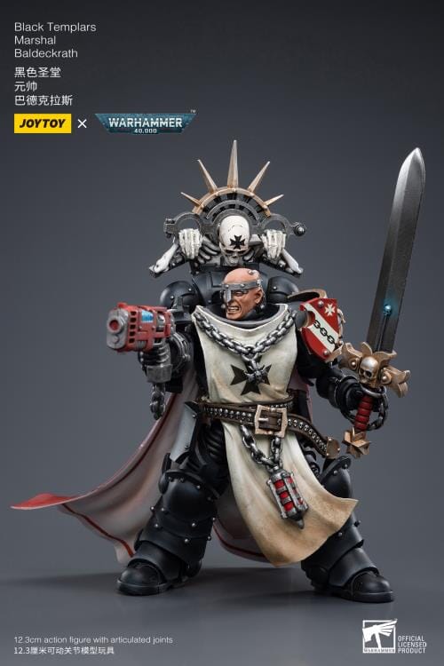 Warhammer 40K Black Templars Marshal Baldeckrath 1/18 Scale Figure ...