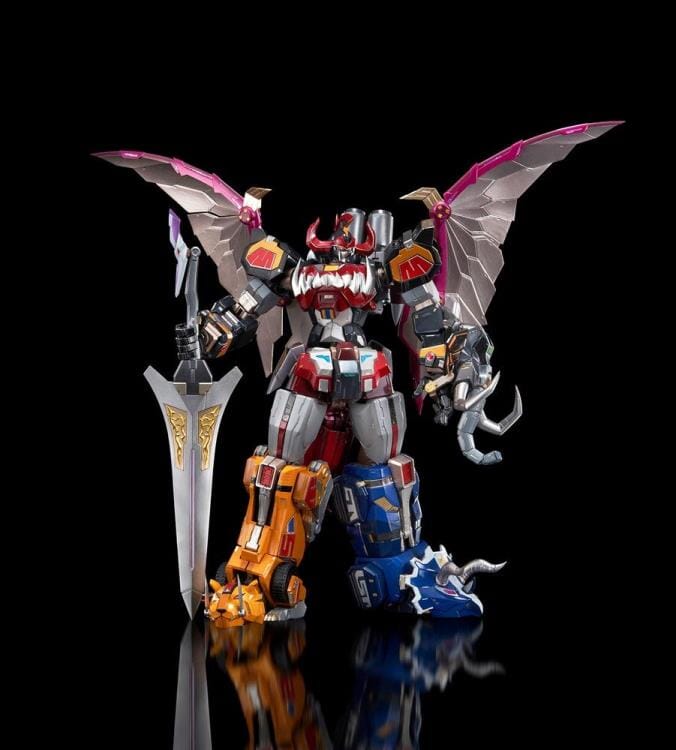 Mighty Morphin Power Rangers Go! Kara Kuri Combine Dino Megazord