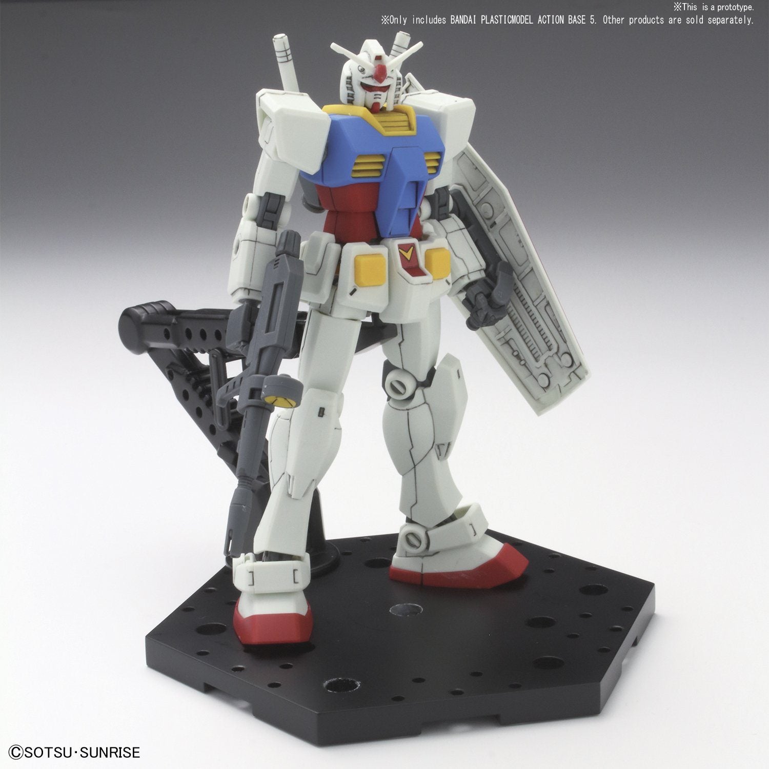 Bandai Gundam Gunpla Plamo Action Base 1 Gray Stand Model Kit - 1/100 1/144