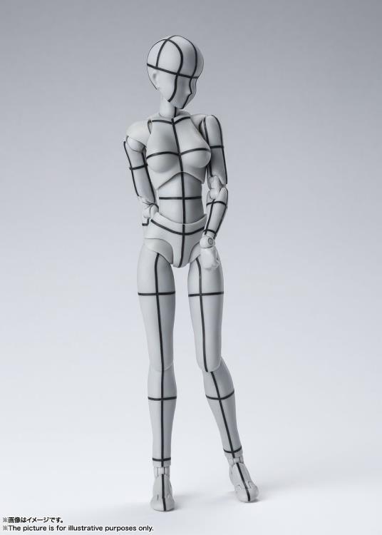 Body-Chan Kentaro Yabuki Wire Frame (Gray Color Ver) S.H.Figuarts