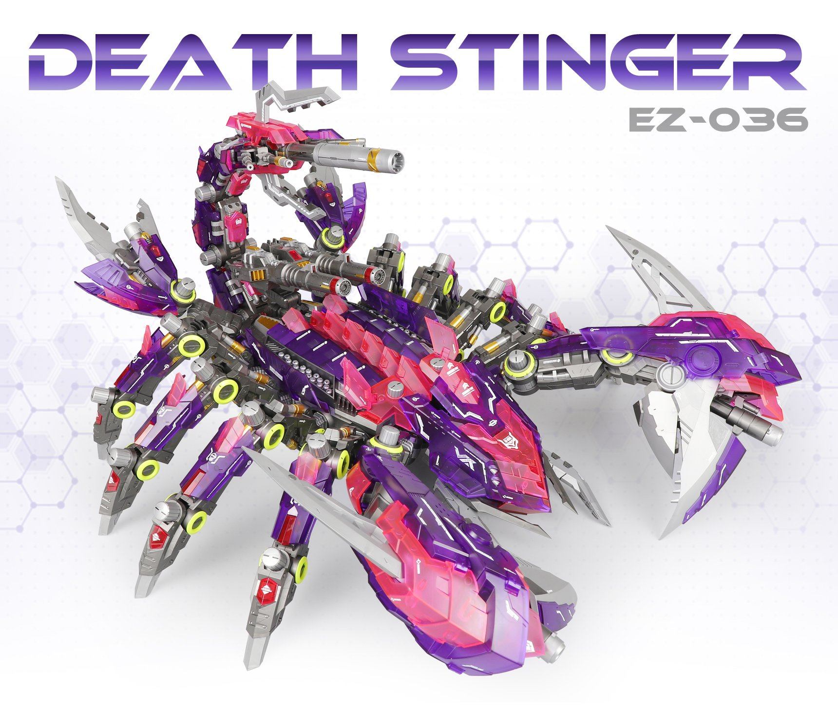 1/50 Death Stinger Model kit ZA EZ-036 Clear Edition