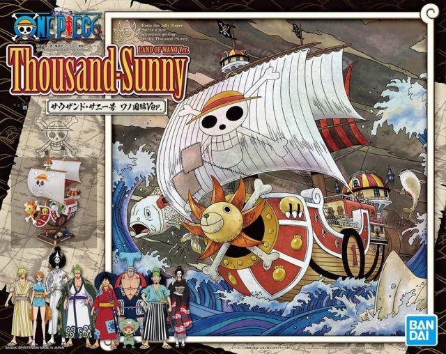 BANDAI One Piece GRAND SHIP LINE COLLECTION THOUSAND SUNNY FLYING MODEL Kit  NEW